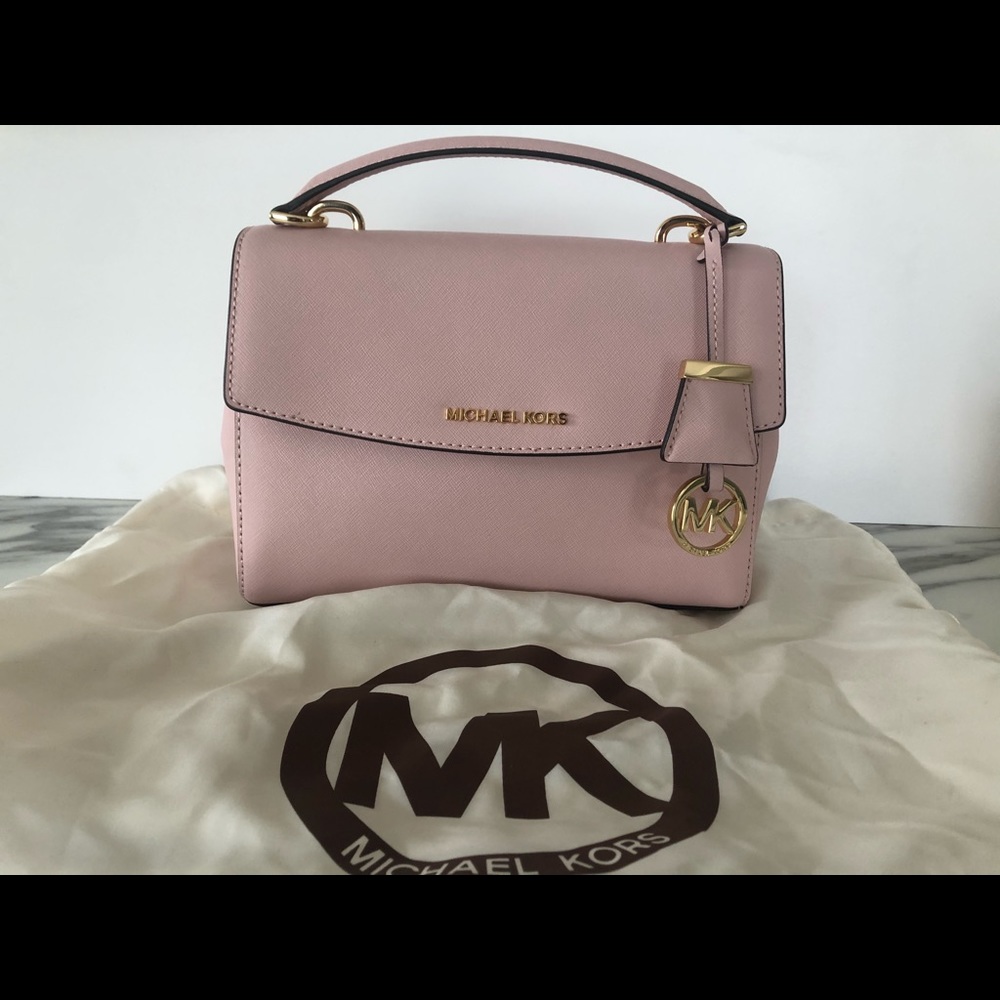 Michael Kors Ava Saffiano Leather Crossbody